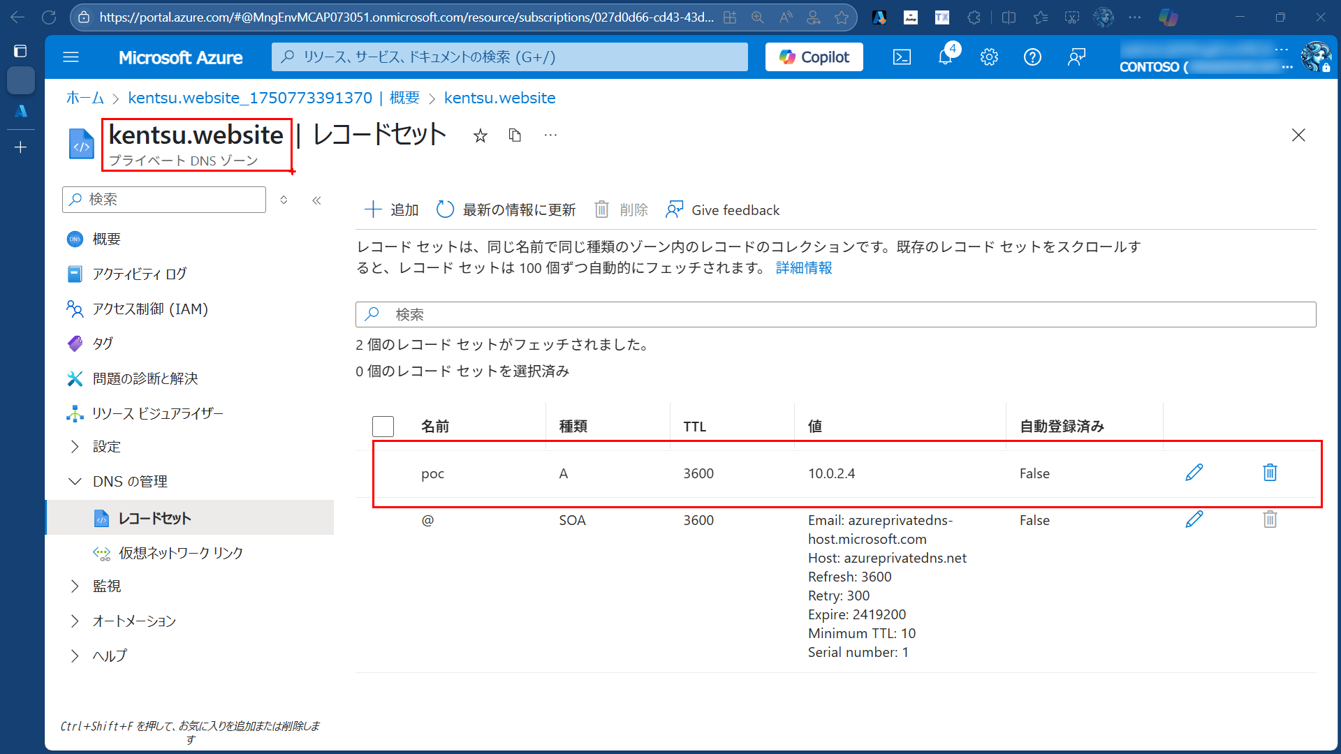 private_dns_zone_setup